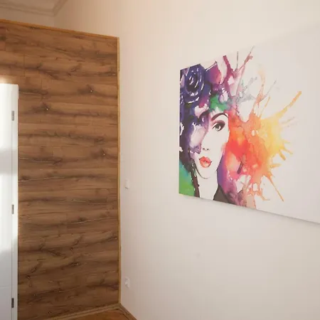 Wooden Decorated Near River And Central Bus Station * Prague